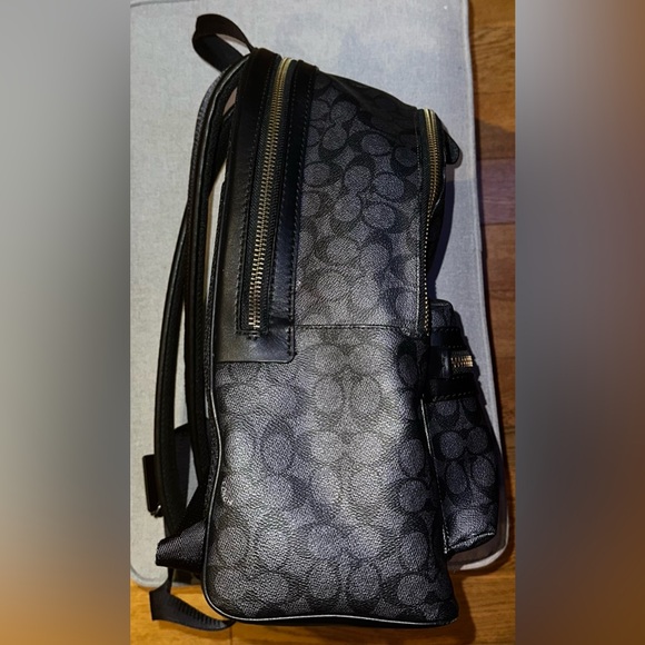 Coach X Michael B. Jordan Charter Backpack 24 In Black Signature Canvas - Picture 6 of 11